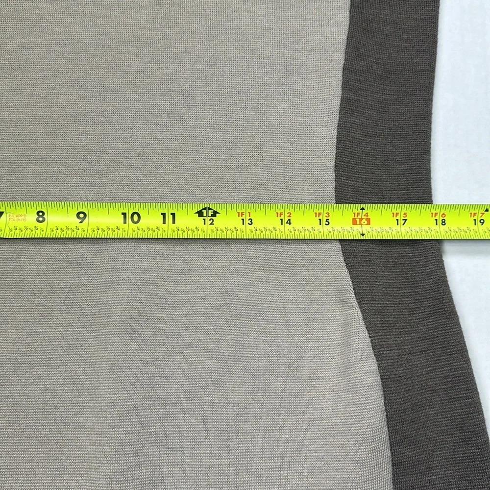 Athleta Boreal Two Tone Wool Blend Sweater Dress Women's Size Large Long Sleeve - Picture 9 of 12